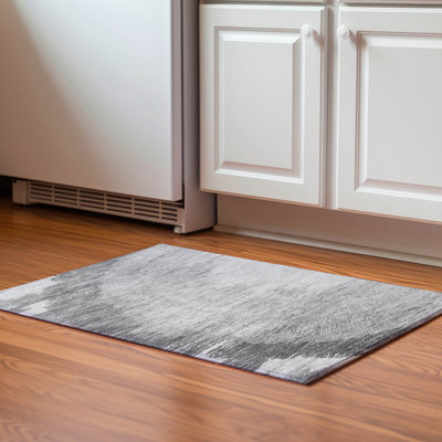 Premium Machine Washable Cerrito Gray Rug