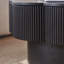 Table basse 31,50 "en forme de fleur moderne, table basse en forme de fleur de prunier avec rangement - pour salon, appartement, bureau, assemblage facile, noir-536043181