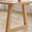 Bureau rectangulaire en bois massif Burlywood-109690983