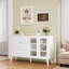 Buffet Farmhouse, armoire d'appoint avec 3 tiroirs, buffet pour la salle à manger, la cuisine, le couloir et le salon
