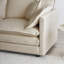 Canapé modulaire surdimensionné en forme de L avec repose-pieds réversible en chenille de café Free Combination Comfy Upholstery-129595637