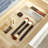 iDesign Expandable Vanity Drawer Organizer, the Clarity Collection  11.25\" to 18.5\", Clear