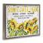  Art mural encadré flottant, "Antique Sunflower Seeds" par Creatif Belle-865482989-865482988