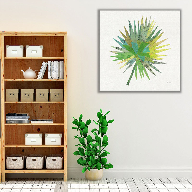 «Tropical Fun Palms IIII», reproduction d'art sur toile, H 12 po x l 12 po
