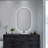Isalgue Aluminium Oval Mirror
