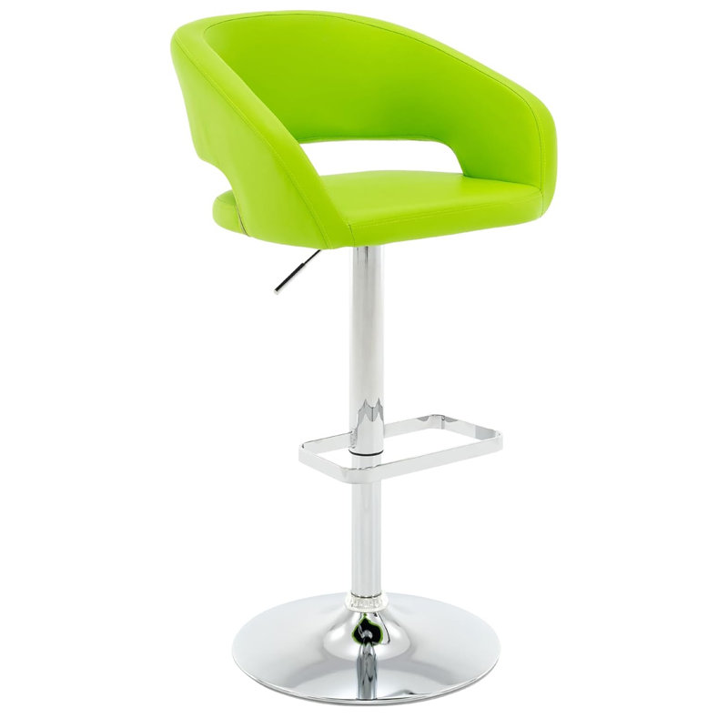 Anastacio Swivel Upholstered Adjustable Height Counter Stool with Metal Frame,Bar Stools with Footrest, Kitchen Island Chairs for Dining Room, Home Bar, Cafe