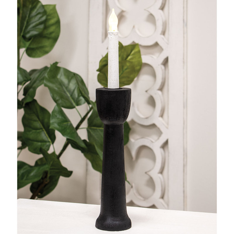 Accessoires de bougie de table en bois 10 po H