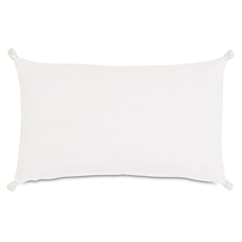 Miramar Tassels Linen Throw Pillow