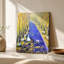 "Umbrella on Autumn Path", art mural sur toile-103803184-103803198