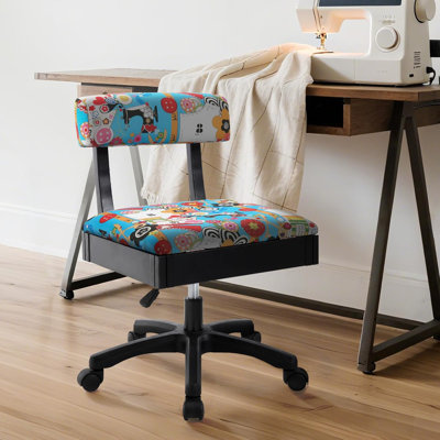 sewing chair and craft chair with storage