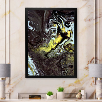 Œuvre d'art moderne sur toile
