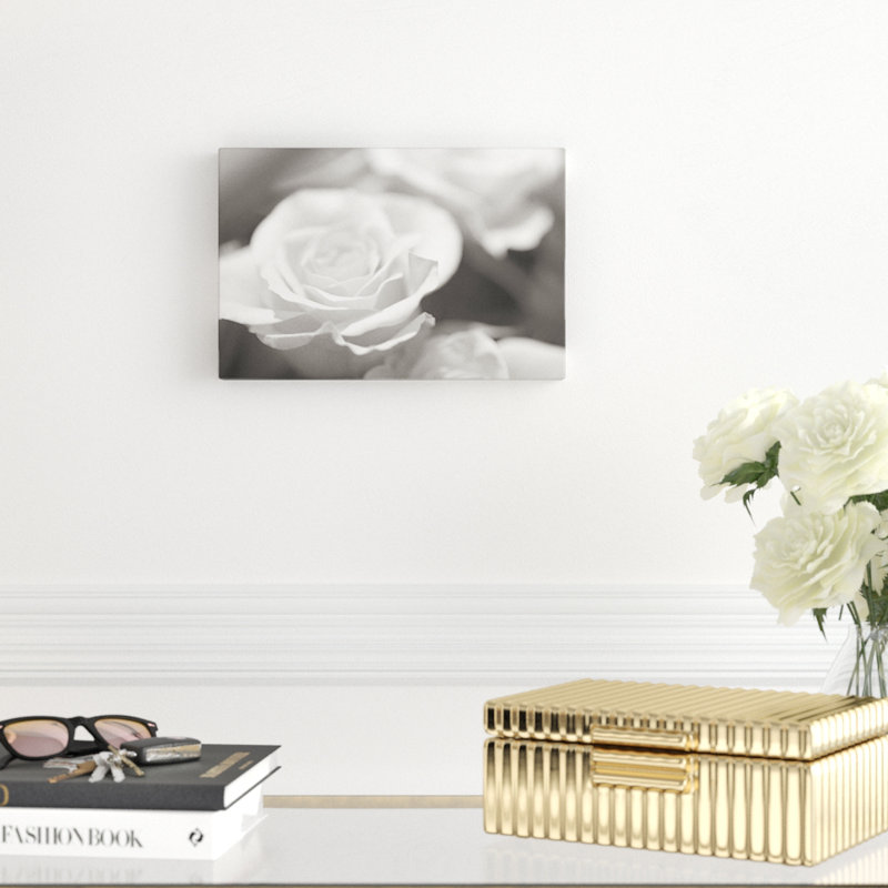Rose Studies IV by James McLoughlin - Print on Canvas, 20cm H x 30cm W, Wrapped Canvas