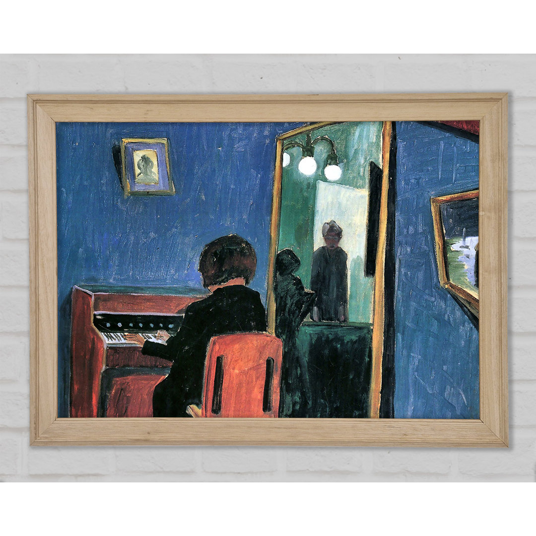 Walter Gramatte Girl At The Keyboards - Einzelne Bilderrahmen Kunstdrucke