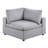 Melody Grey Sectional With Pullout