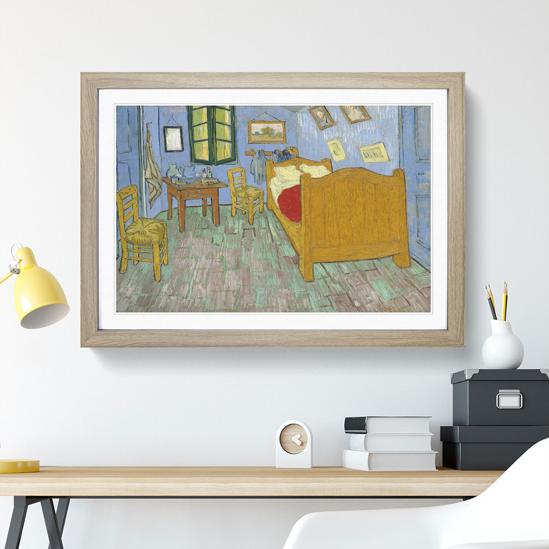 Bedroom in Arles by Vincent Van Gogh - Framed Print