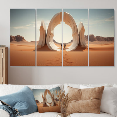 «Gate To Space», art mural sur toile 4 pièces