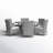 Artherine 6 - Person Wicker Patio Dining Set with Round Table , Cushions Included-1834966845