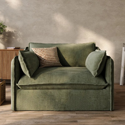 Luna-Beige Sofa With Removable Covers