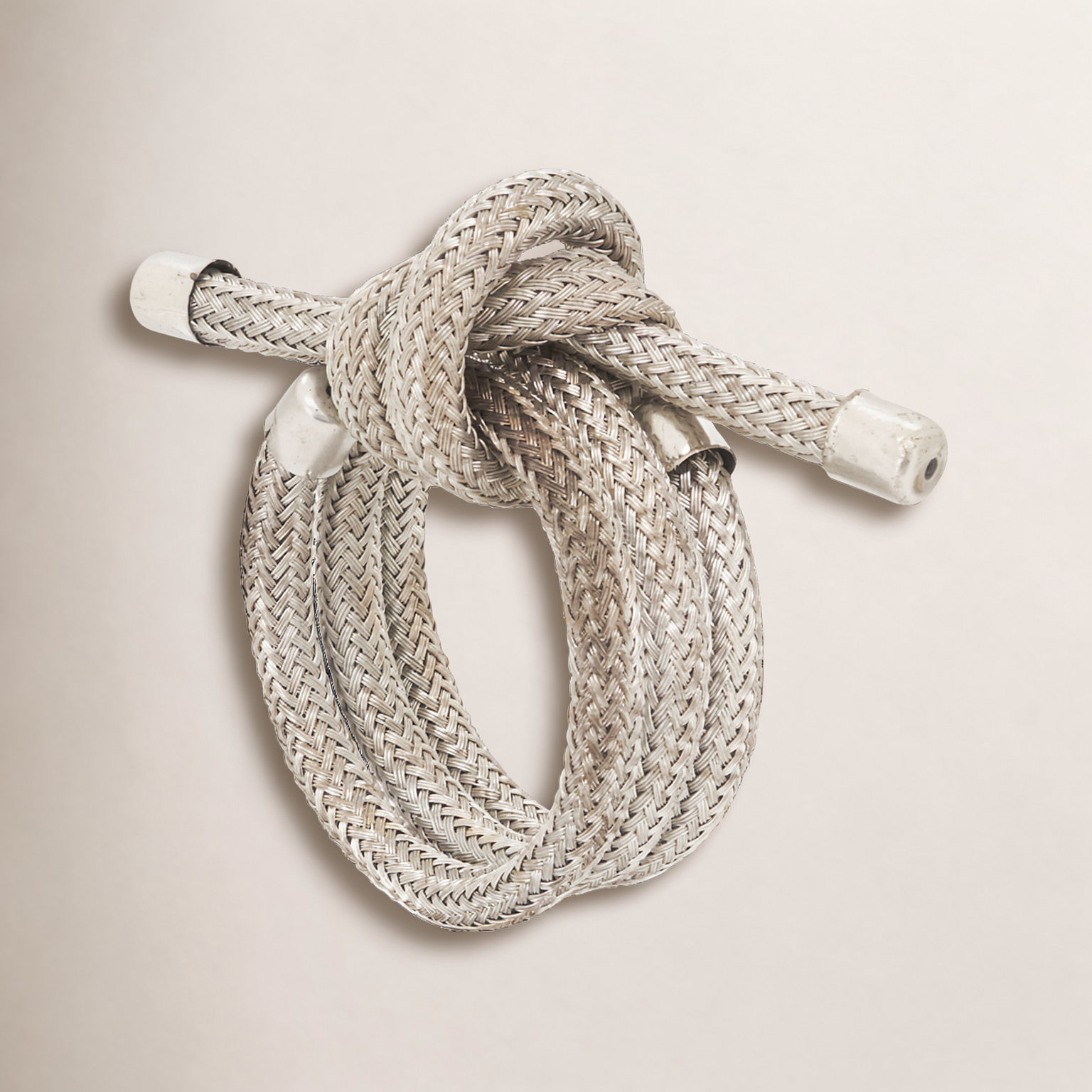 Knotted Rope Napkin Ring, Silver