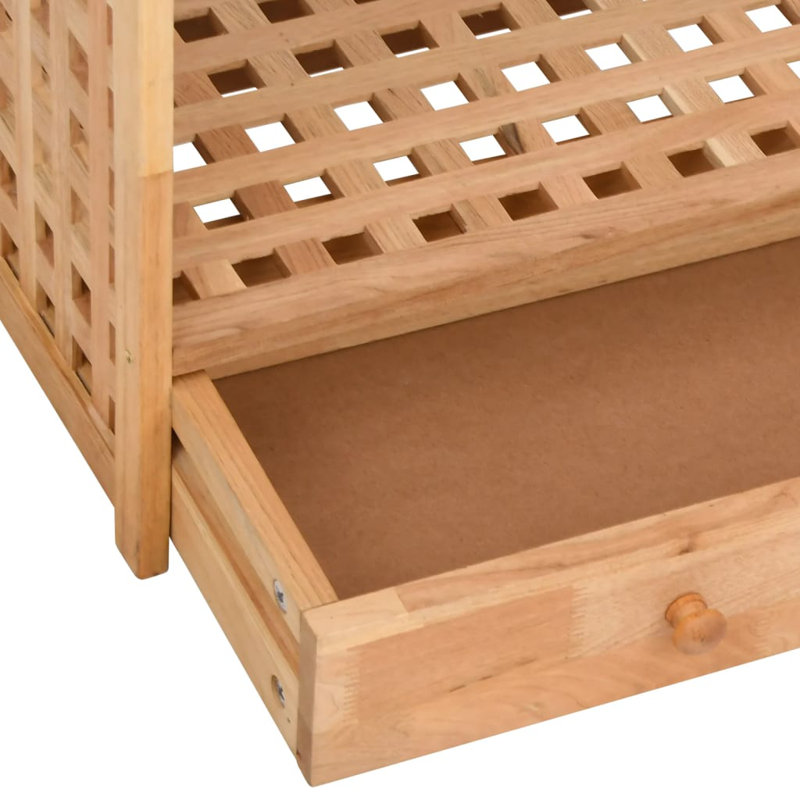 8 Pair Solid Wood Shoe Rack