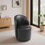 PU Leather Barrel Swivel Armless Dining Chair-209546219