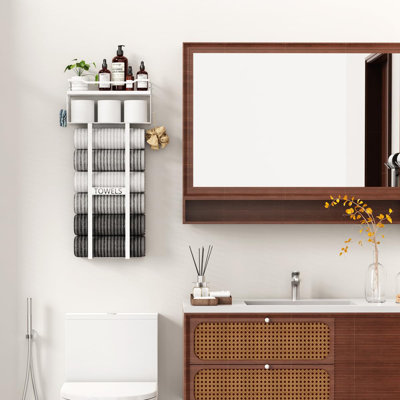 31" Wall Mounted Bathroom Towel Rack