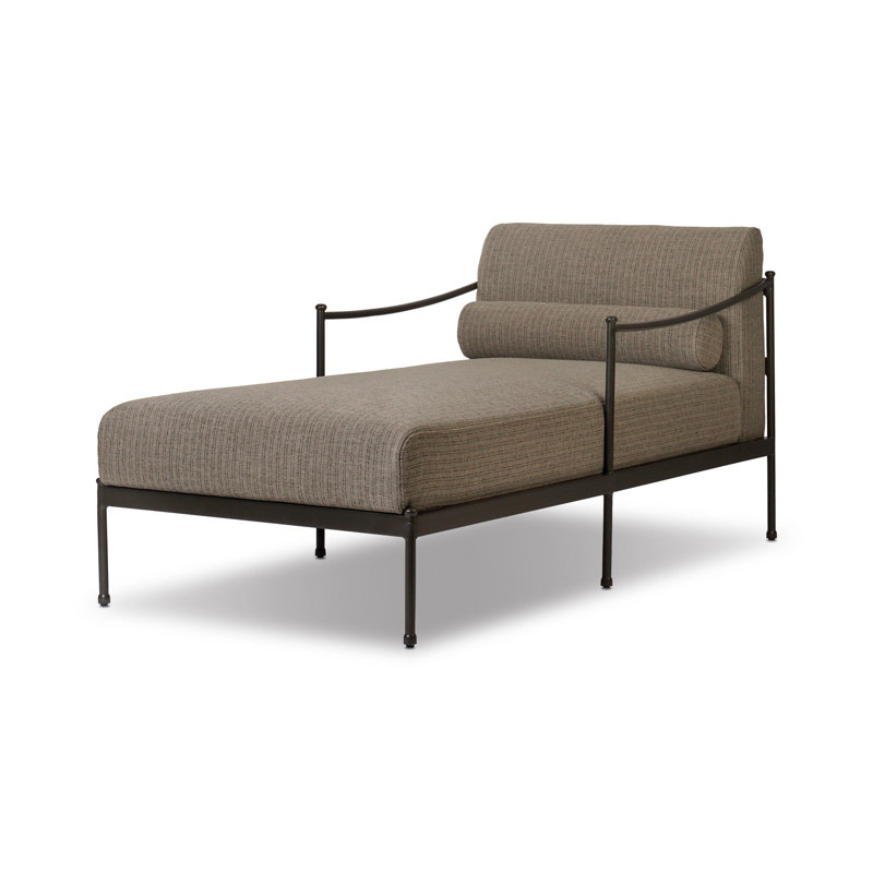Granger Outdoor Chaise Lounge, Ambro Stripe