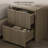 Fluted Nightstand With 2 Pop-Up Drawers-2111249144-2108737998