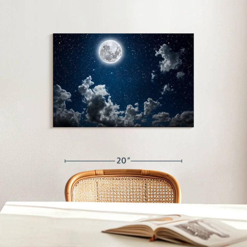 Oberle Moonlit Starry Sky, 16'' H x 24'' W