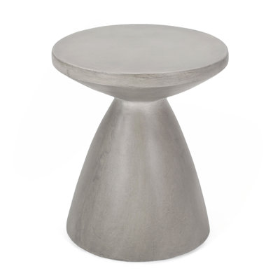 Outdoor Lightweight Concrete Side Table