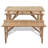 Tott And Eling 4 - Person Bamboo Wood Patio Dining Set with Rectangular Table