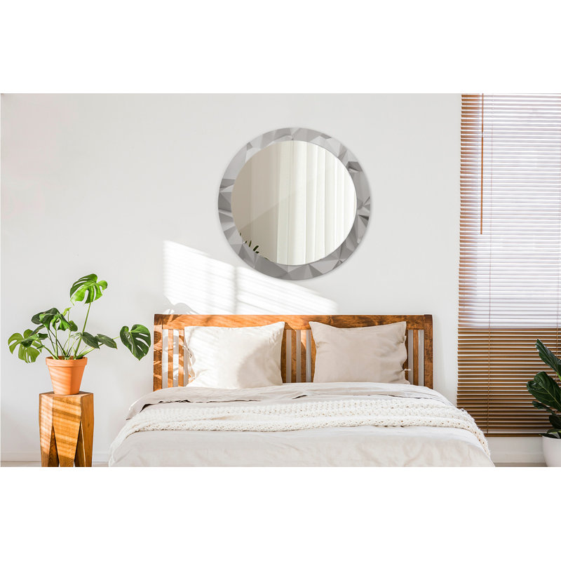 Huldar Glass Flat Wall Mirror