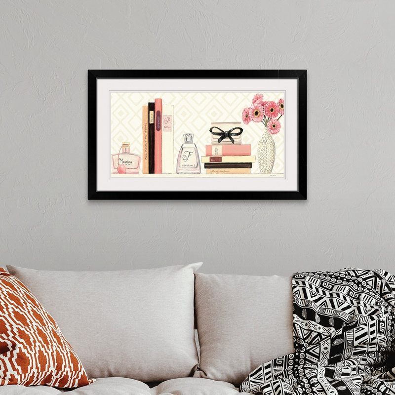 Chic Perfum " Parfum Chic II " by Marco Fabiano, Black Frame, 23" H x 38" W x 1" D