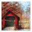 Pont couvert - peinture sur toile tendue