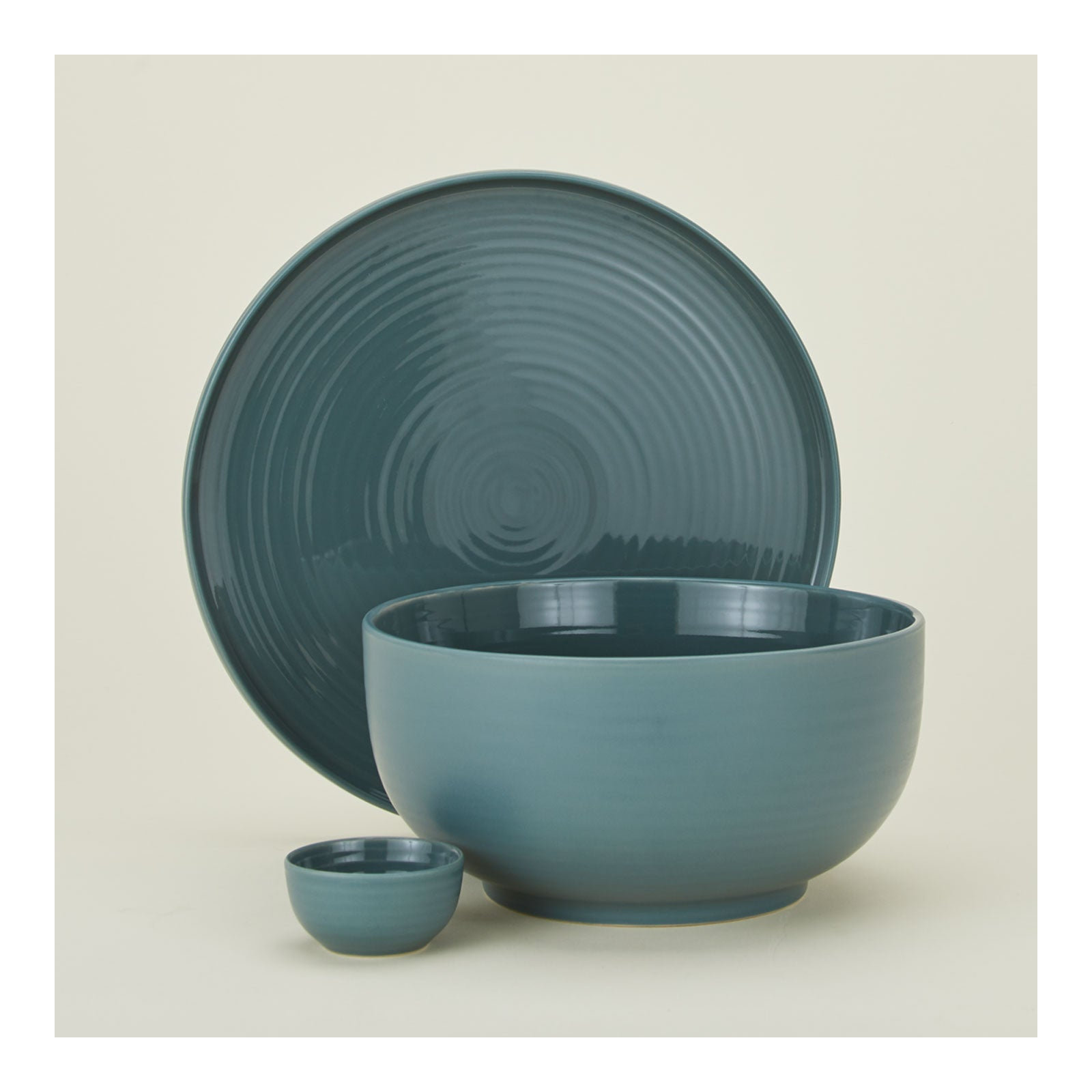 Essential 4oz. Stoneware Rice Bowl, Peacock