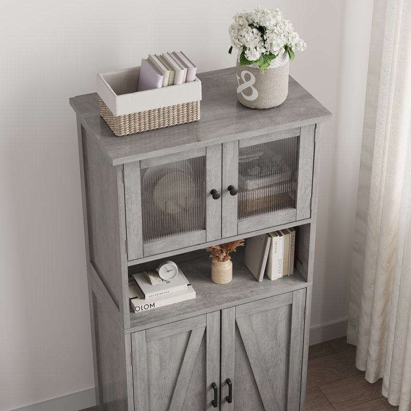 Adeon Kitchen Pantry, Grey