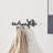 Dark Brown Cast Iron Birds On Tree Branch Decorative Wall Sculpture Utility Hook Unit With 4 Hooks