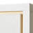 Palm Gate Dresser With Mirror - Cloud White