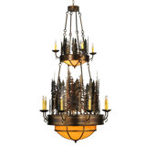 Rustic Lodge 17 - Light Chandelier