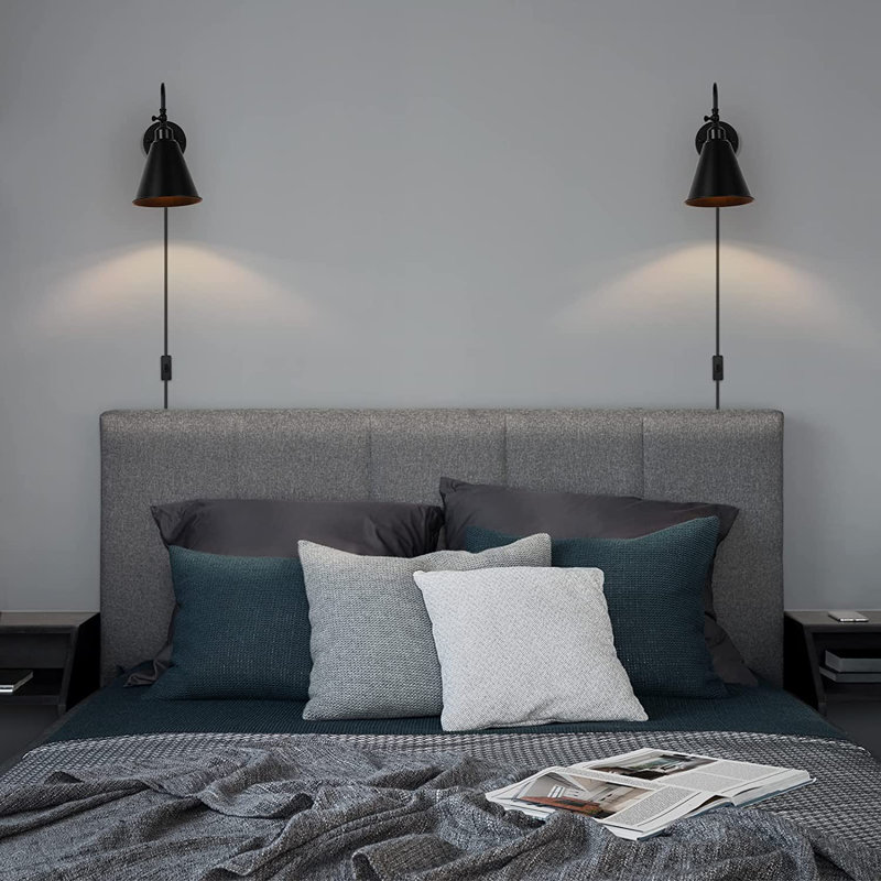 Eniel Plug-in Armed Sconce