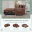 Anishka 2 Seater Faux Leather Sofa Bed