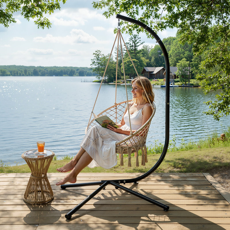 Support pour chaise d'extérieur en forme de C 124 po H