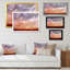 Red Path Under Cloudy Sky - reproduction de cadre flottant sur toile-1055925172-1055925175