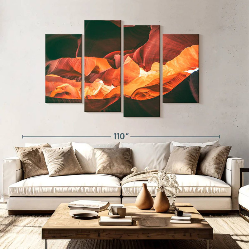 Abstract Landscape Canyon, 54" H x 84" W