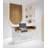 70.87" White Rectangular Solid Wood Reception Desk-2101073020