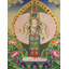 Petit Lokeshvara monté sur un brocart