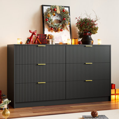 6 - Drawer Dresser, 55.1" W