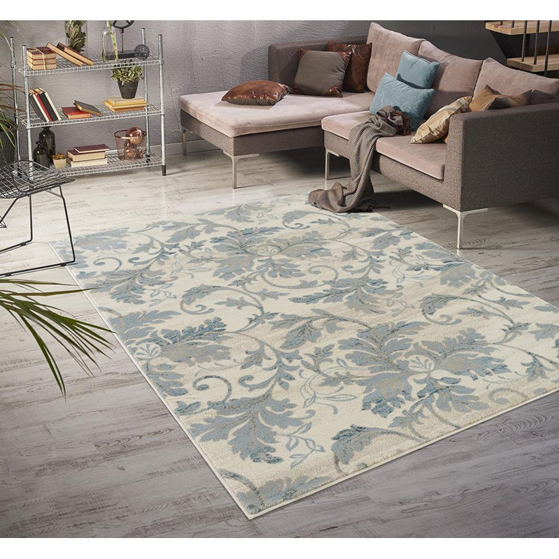 Tapis crème Mcdougle, Rectangle 5 pi x 7 pi