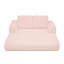 Canapé-lit pliant convertible 2-en-1, canapé-lit en velours côtelé moderne avec 2 * oreillers, causeuse futon rembourrée et désossée avec lit escamotable, canapé modulaire pliable pour le salon - rose-381683091