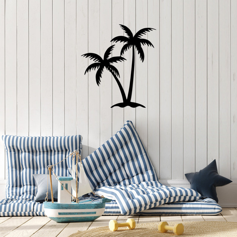 Hand-Painted Decorative Metal Wall Accessory Set (4 Pieces) | 100% Metal, Thickness: 0.06 in | Sizes: 7.5 x 5.5 in, 6.7 x 7.5 in, 7.5 x 4.3 in, 7.5 x 7.5 in | Unique Home Decor, Vibrant Colors, Perfect for Living Room & Office